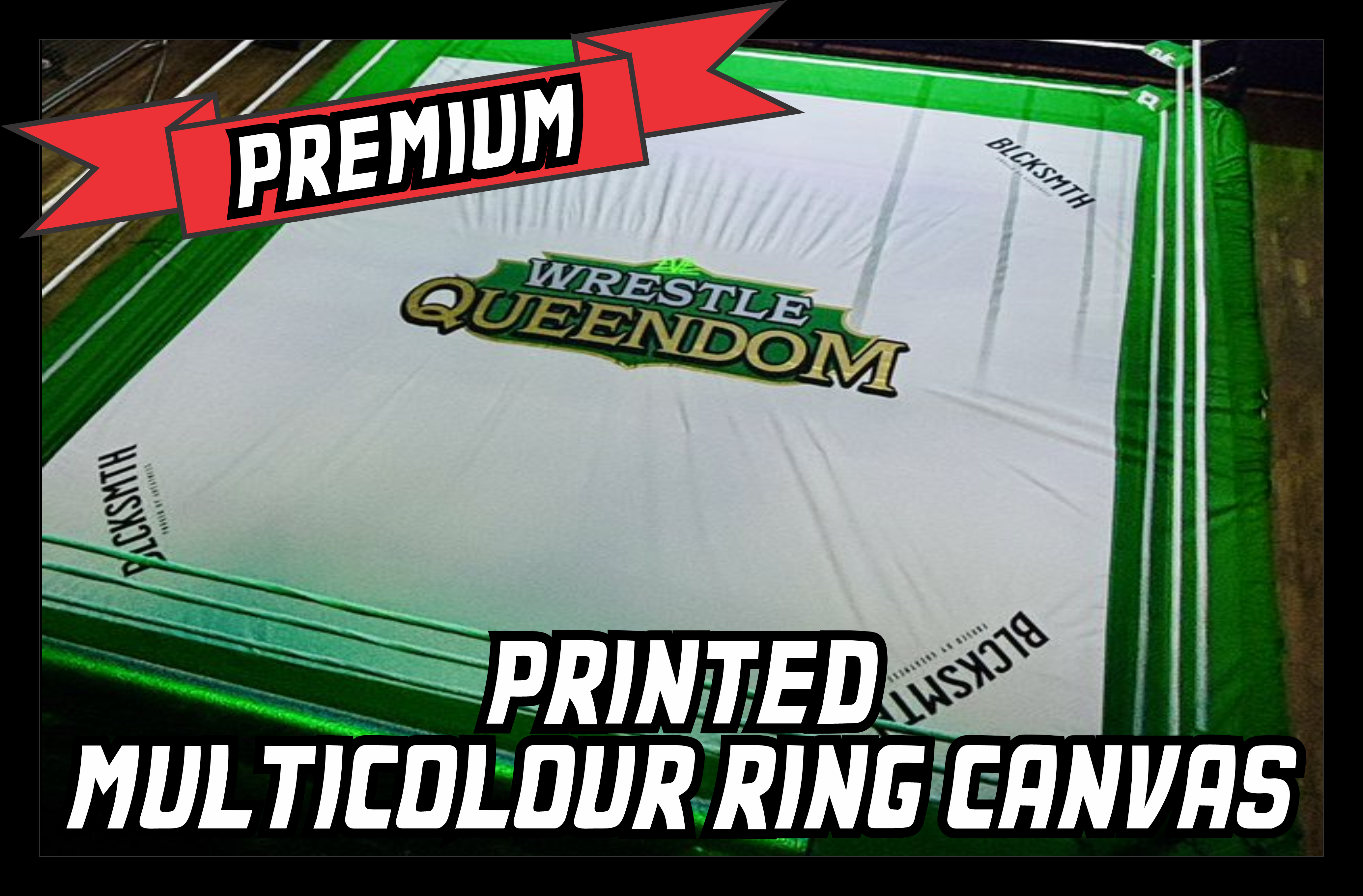Printed Multicolour Ring Canvas